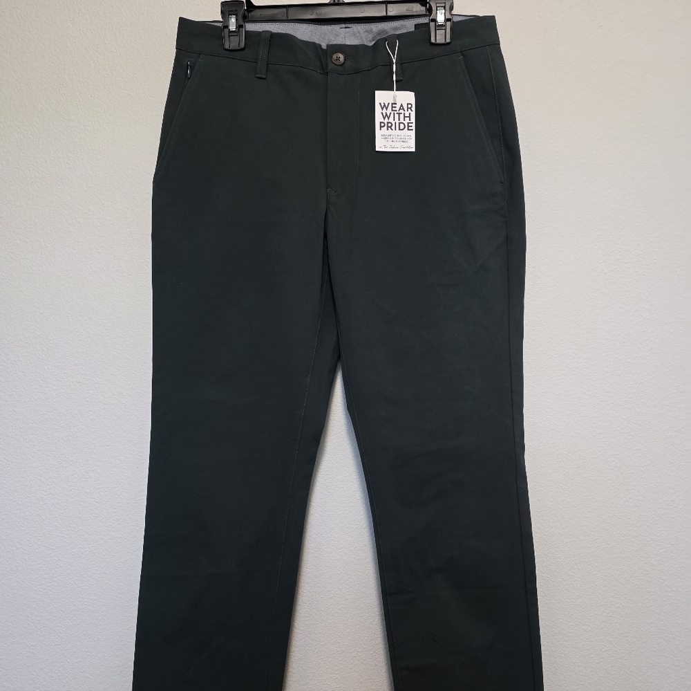 Bonobos Forest Green Chino Pants 32x32